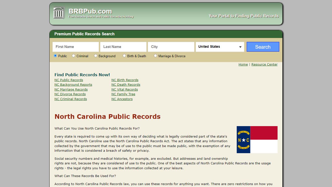 Free North Carolina Public Records | Search Criminal and Civil Court ...
